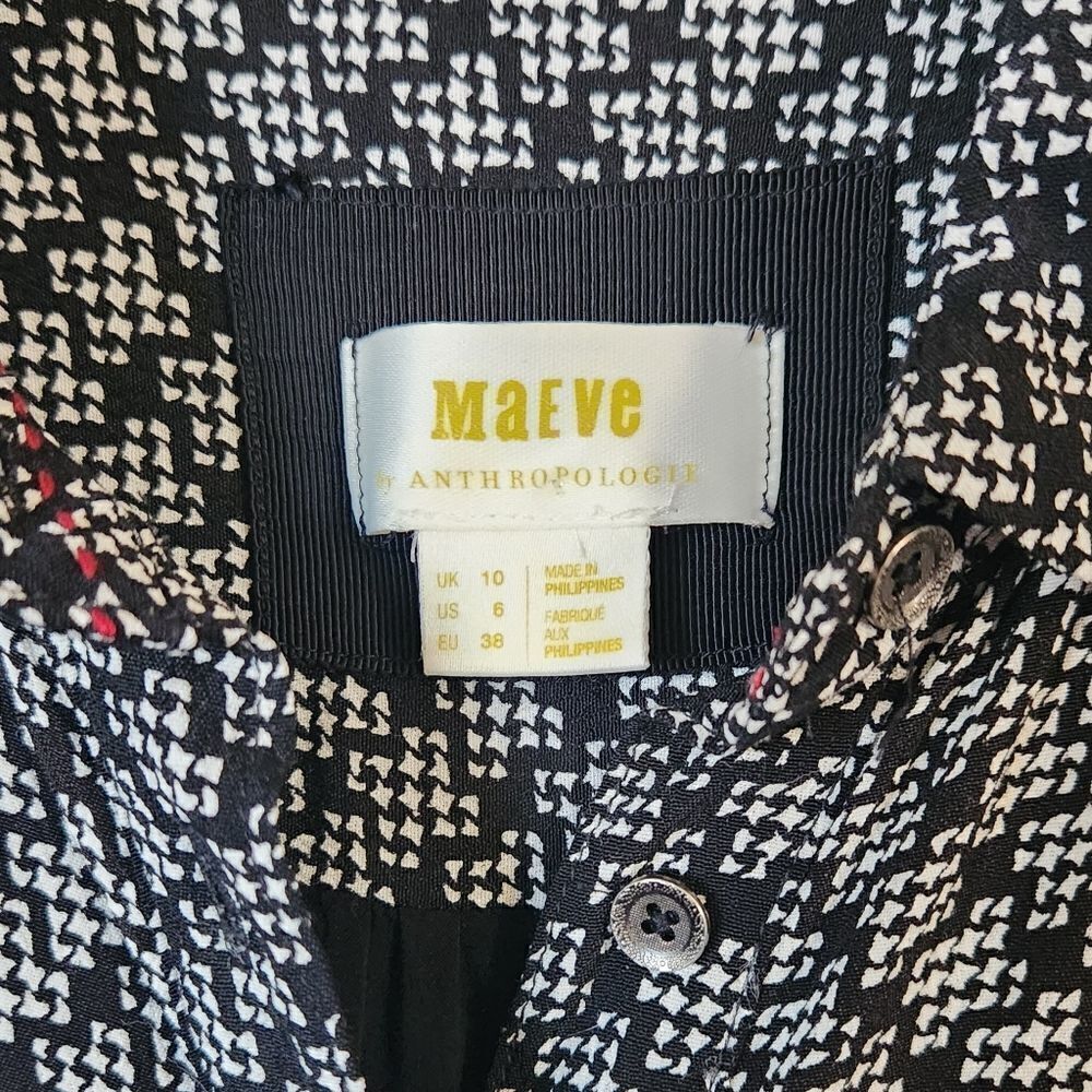 Anthropologie Maeve Myka Wide Leg Jumpsuit Size 6 - Picture 5 of 6